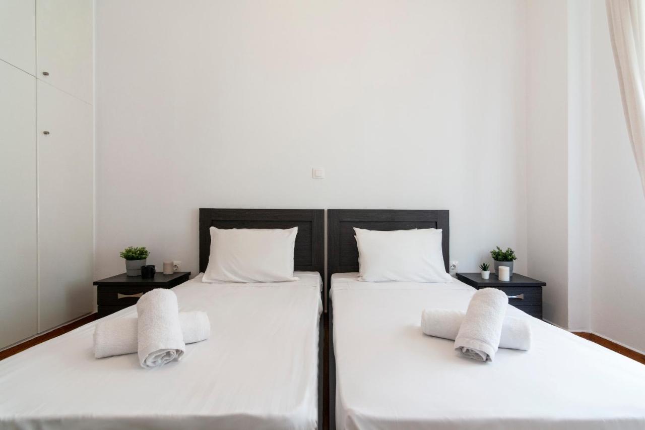 Modern 2Bd Apt In Athens , 3-Min Metro ภายนอก รูปภาพ