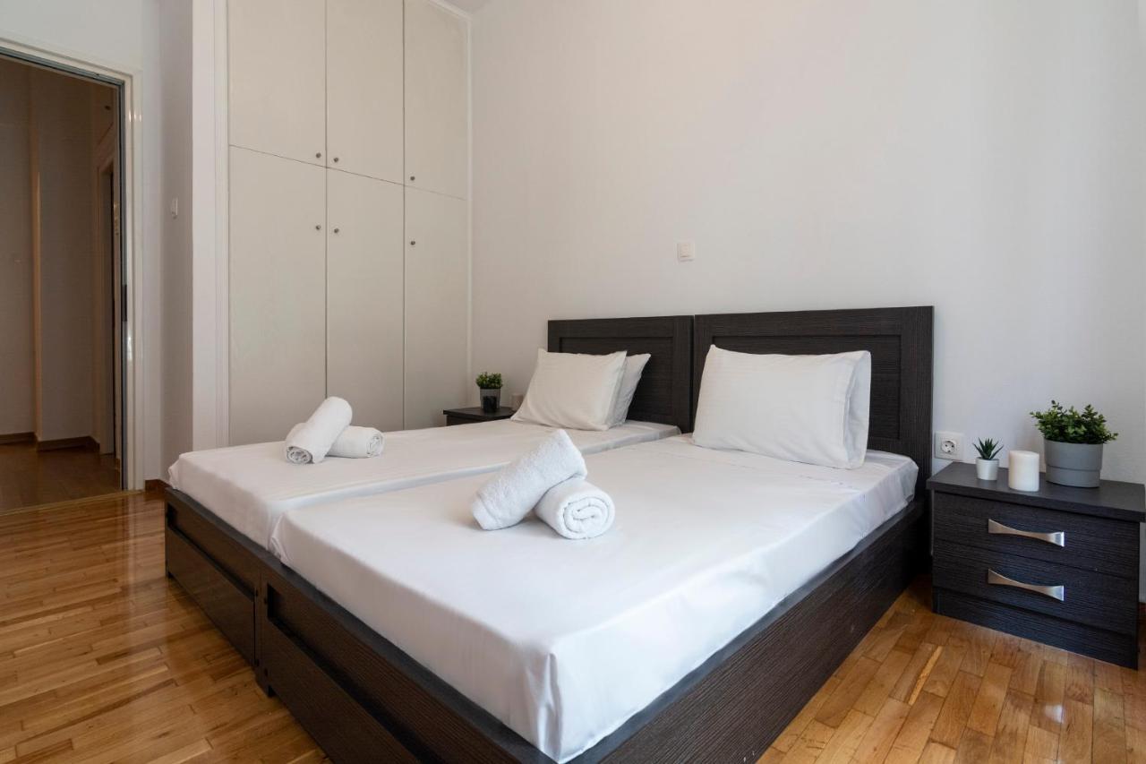 Modern 2Bd Apt In Athens , 3-Min Metro ภายนอก รูปภาพ